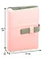 Ежедневник-органайзер недат. А5- 120л  140*197 Аппрет розовый/оливковый, кожзам, тв. переплет, на кольцах, тонир.блок — 255494 — 2