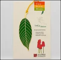 Закладка для книг из сверхтонкой стали. Цвет золото, с элементами, покрытыми цветной эмалью (BM-9) (Мир Бижу)