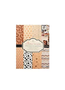 Набор д/творчества Рукоделие Набор бумаги д/скрапбукинга Сахарная косточка 22,5*30,4см PB1404