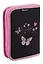 Пенал 1 отделение "Flower butterfly" с наполнением, 21*14 см, 24 предмета — 3024466 — 2