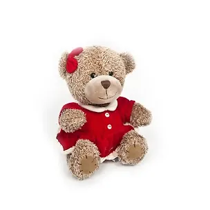 Мягкая игрушка Медвежонок-девочка в платье (озвученная) (LA 8622) 2333767