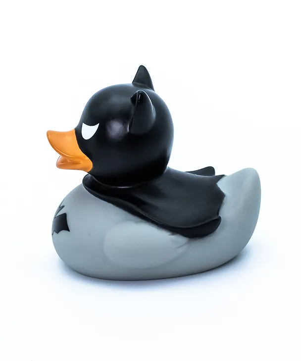 Игрушка для ванной, уточка резиновая FUNNY DUCKS "Серый герой уточка" (2023) 3122151 — 2