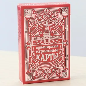 Сувенирные игральные карты серия "Чудеса России" 54 шт/колода ИН-2500