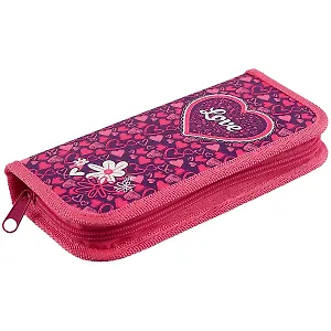 Пенал «Яркие сердечки», 19 х 9 см