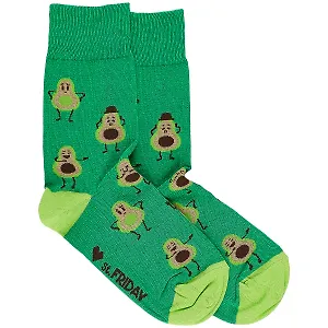 Дизайнерские носки Авокадо (размер 38-41) (672-9)