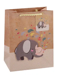 Пакет А5 23*18*10 "happy birthday craft" нейтр., бум.мат.ламинат