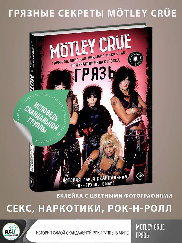 Книга Motley Crue. Грязь. История самой скандальной рок-группы в мире (Томми Ли, Винс Нил) — 5