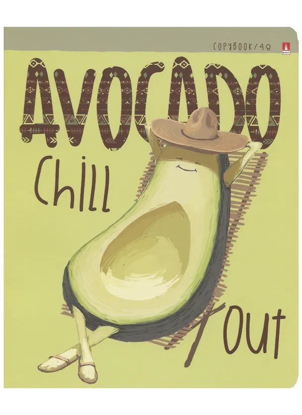 Тетрадь общая «Avocado style» в ассортименте, 48 листов в клетку, A5 - Альт 2899843 — 5
