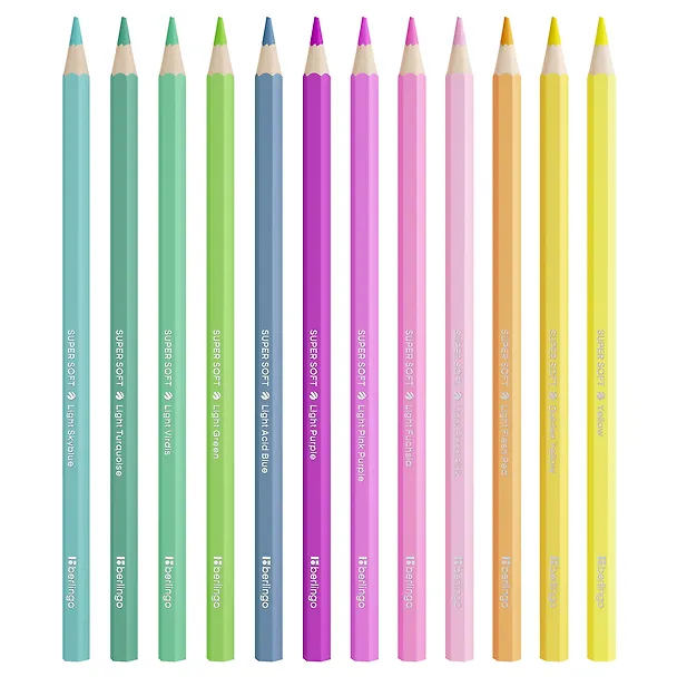 Карандаши цветные Berlingo, "SuperSoft. Pastel", 12 цветов 2876962 — 4