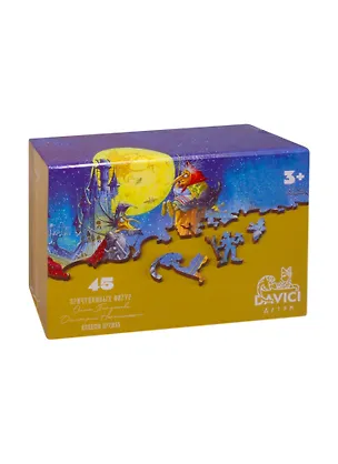 Пазл деревянный Кащеева дружба DaVICI 45 элементов (размер собранной картины 155 х 207) 2813983