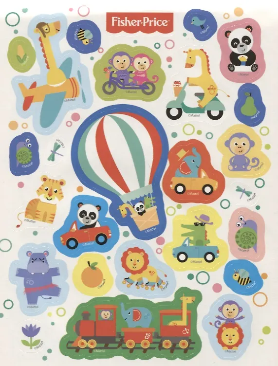 Книга Fisher Price. 100 наклеек. (Наталья Котятова) — 2