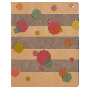 Тетрадь в клетку BG, "Полоски и горошки", 48 листов, в ассортименте