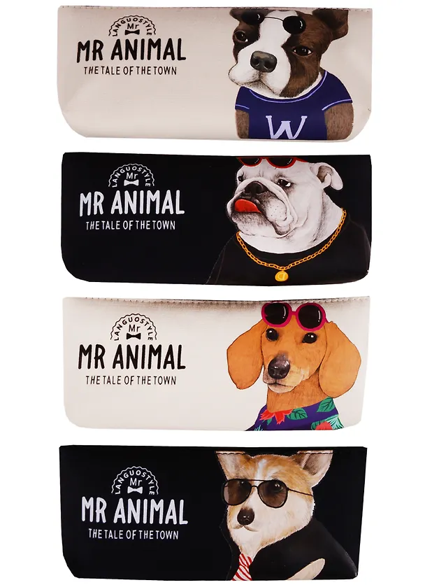 Пенал на молнии Собаки Mr. Animal (ПВХ) (20х8) 2565647 — 5