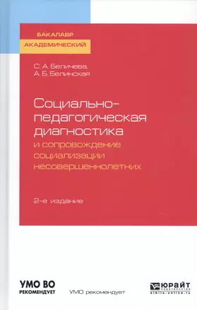 Социально-педагогическая диагностика и сопровождение социализации несовершеннолетних. Учебное пособие для академического бакалавриата — 2728994 — 1