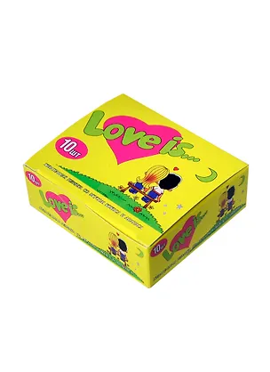 Жевательная резинка Love Is (Кокос ананас) (блок 10 шт) 2367473