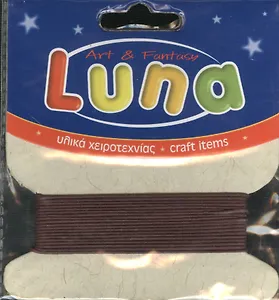 Набор для творчества LUNA Кожанный шнур коричневый 0,5мм 3,5м