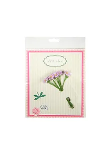 Полевые цветы в букете сиреневые (14002903) (букетик) (упаковка)