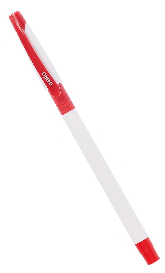 Шариковая ручка красная 0,7 мм, Slimo Grip, Cello 334066 — 1