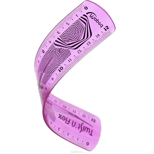 Линейка 15 см, гибкая, Maped, в ассортименте 231719 — 2