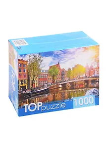 Пазл Солнечный канал в Амстердаме 1000 элементов TOPpuzzle ГИТП1000-4139