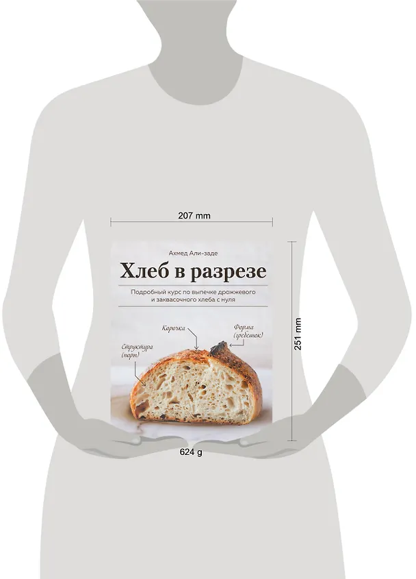 Книга Хлеб в разрезе. Подробный курс по выпечке дрожжевого и заквасочного хлеба с нуля (Ахмед Али-заде) — 15