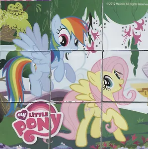Набор кубиков My Little Pony (01109) (9шт) (Играем вместе) (3+) (упаковка)