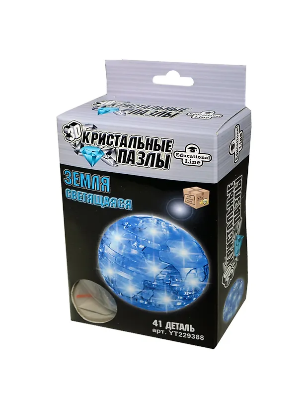 Пазл 3D Crystal Puzzle Серия 1 Земля 2403846 — 1