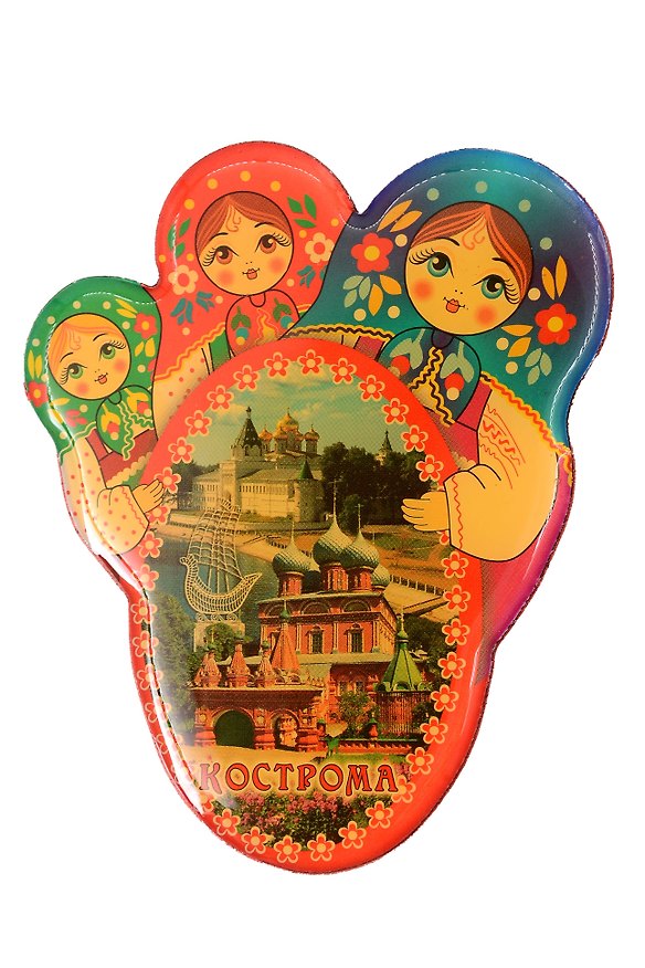 Магнит овал Коллаж (Кострома) (смола) (02-34-3-33K10) 3159363 — 1