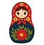 Кристальная (алмазная) мозаика  "ФРЕЯ"ALVM-129 магнит "Матрешка"6.5 х 10.5 см — 3178753 — 1