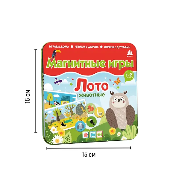 Магнитная игра "Лото Животные" 3061508 — 5