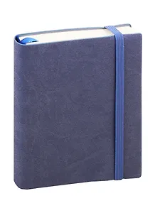 Ежедневник недат. А6 152л Reference деним, иск.кожа, интегр.переплет, тонир.блок, на резинке
