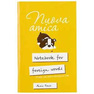 Тетрадь для записи иностранных слов Айрис, "Новая подружка", А6, 32 листа