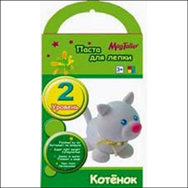 Набор для творчества, Mag Taller, Паста для лепки, 2 Уровень, "Котенок" 2316412 — 1