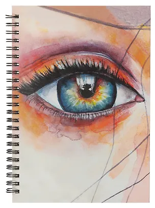 Тетрадь в линейку Listoff, "Взгляд", А5, 80 листов 3010906