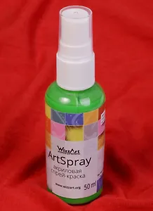 ArtSpray Акриловая спрей-краска Малахитовый (ST20) (флакон) (50мл) (WizzArt)