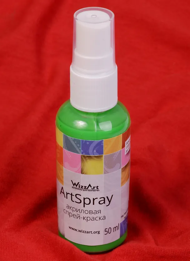ArtSpray Акриловая спрей-краска Малахитовый (ST20) (флакон) (50мл) (WizzArt) 2592620 — 1
