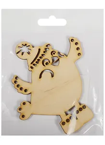 Подвеска на елку Снегирь (86х100х3) (162869) (Полноцвет)