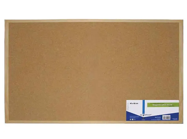 Доска офисная "Classic" пробковая 60*90см, дерев.рамка, Silwerhof 217694 — 1