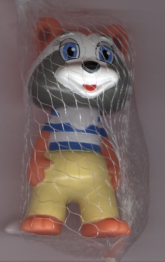Игрушка для купания Крошка Енот (31R) (175263) (Играем вместе) (пищалка) (0,6+) (сетка) 2365794 — 1