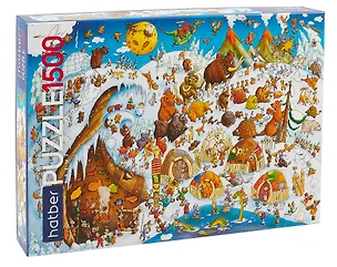 Пазл hatber "Ледниковый период", 1500 элементов, 83х58 см 3077233