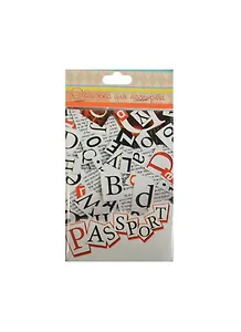 Обложка для паспорта Буквы (37733)