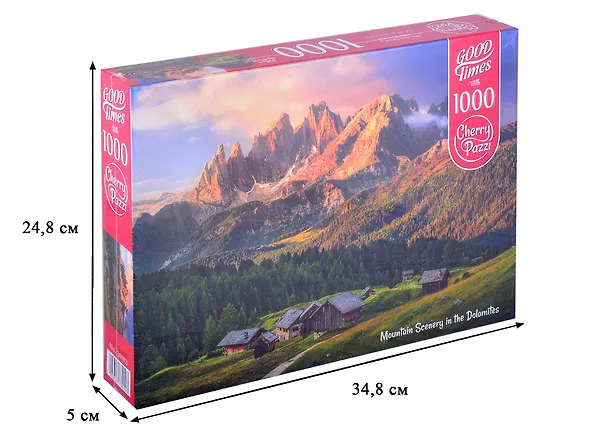 Пазл 1000 дет. Горный пейзаж. Доломиты  Cherry Pazzl 30103 2881480 — 2