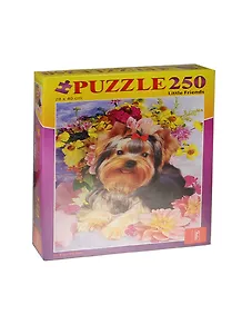 Пазлы 250 А3ф Йоркширский терьер (250П33_09738) (28х40см) (3-99л.) (Hatber) (коробка)
