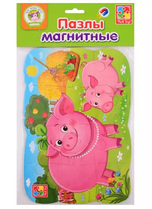 Пазлы на магните Vladi Toys Поросенок — 2789739 — 1