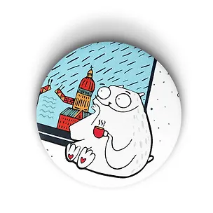 Значок Гоша-невротик (Санкт-Петербург) (ZZS-01236) 3103955