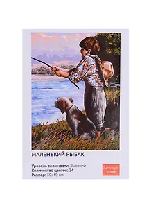 Картина по номерам Art Idea 30*40см. Маленький рыбак (RL098)