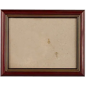 Рама со стеклом, коричневая, 15 х 20 см