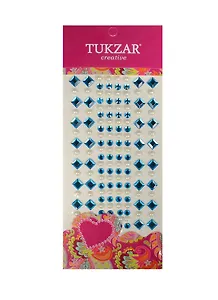 Набор для творчества, Tukzar, Наклейки-стразы акриловые Ромбики стразы+жемчуг