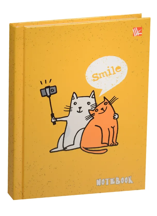 Записная книжка А6 96л "Графика. Кот-фотограф" 7БЦ, гл.лам., Listoff 241547 — 1