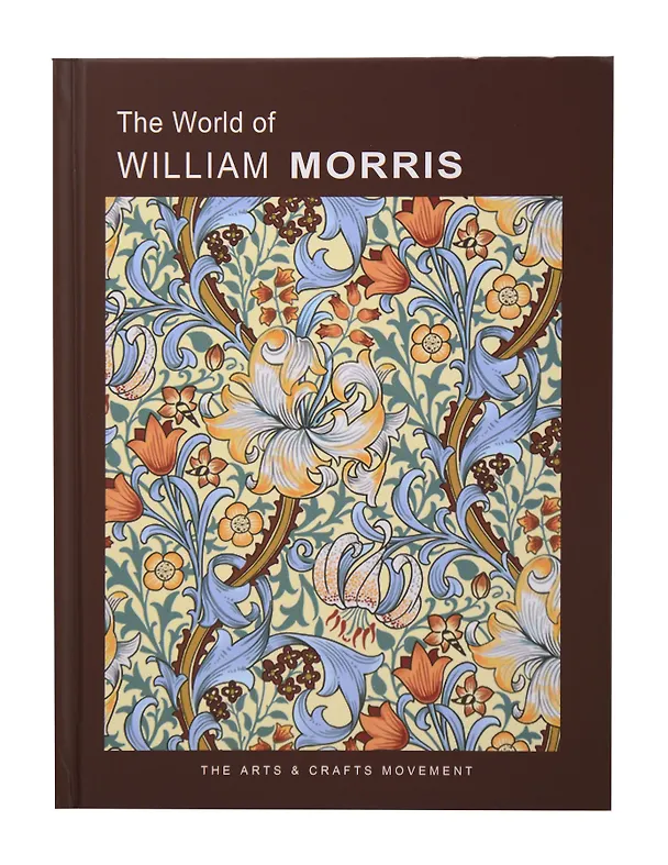 Книга для записей "У.Моррис" 250*190, 120 листов в линейку, твердая обложка, в ассортименте 3134491 — 11